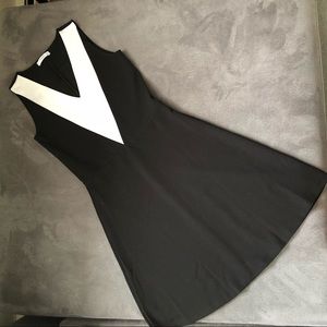 Mango V stripe Dress